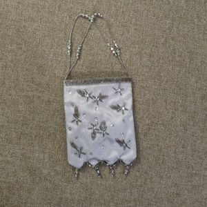 Mini silver purse